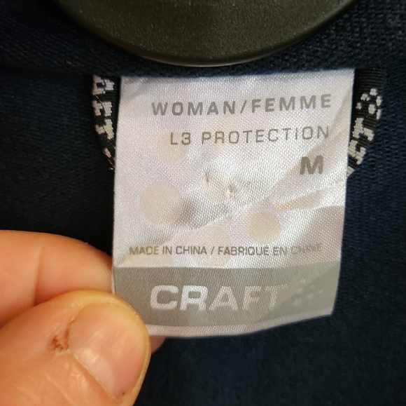 Craft Women's L3 Protection Cycling Jacket Mint and Navy Women Size Medium - Picture 2 of 10